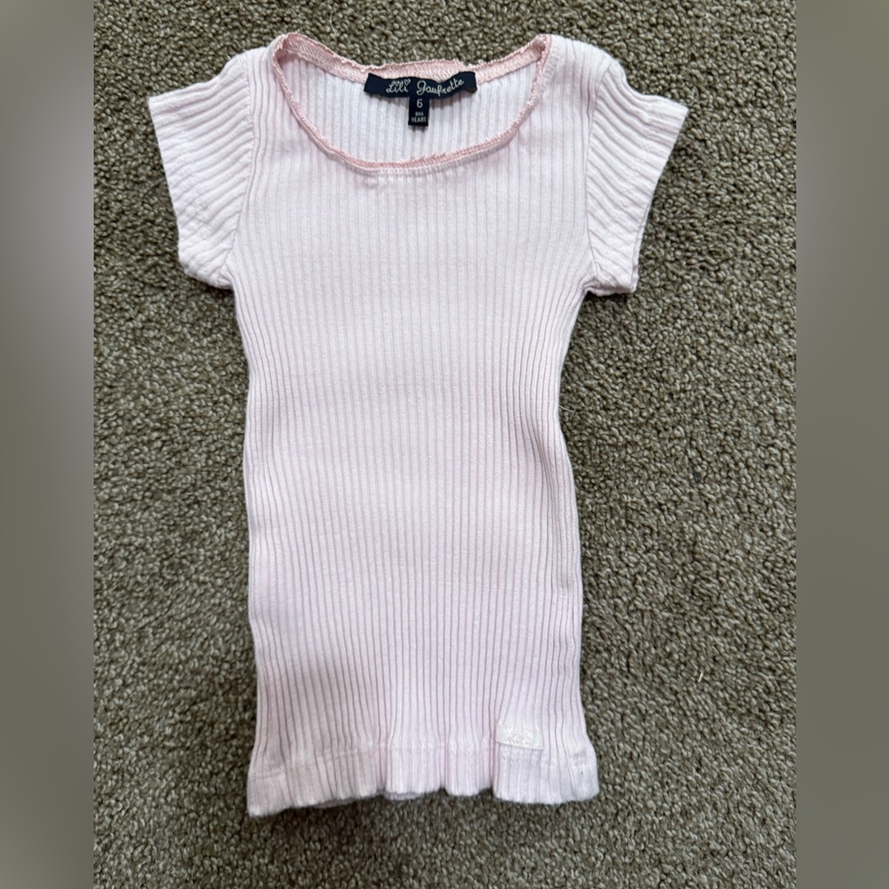 Lili pink shirt size 6